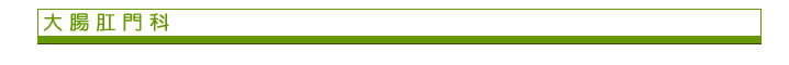 大腸肛門科